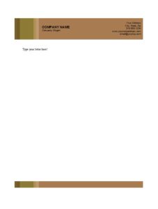 46 Free Letterhead Templates & Examples - Free Template Downloads