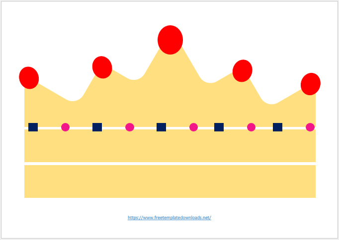 Free Paper Crown Template 05