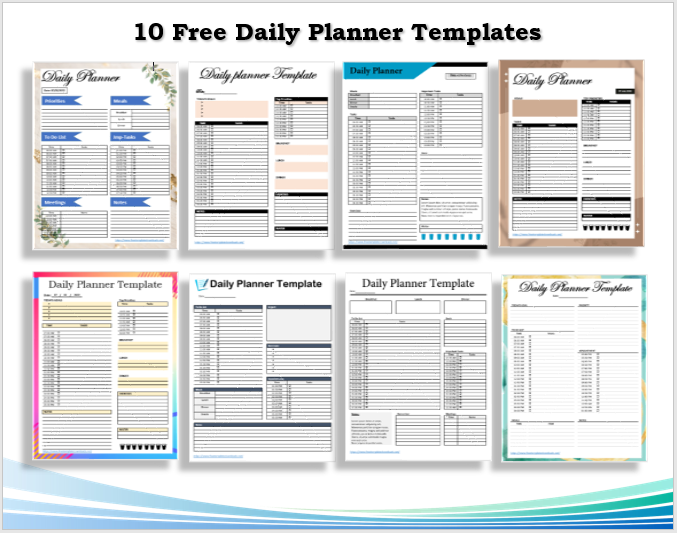 Daily Planner Templates Feature Image