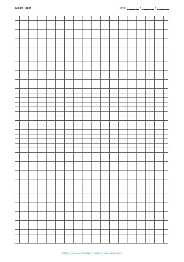 Free Printable Graph Paper Templates (Word, Excel) - Free Template ...