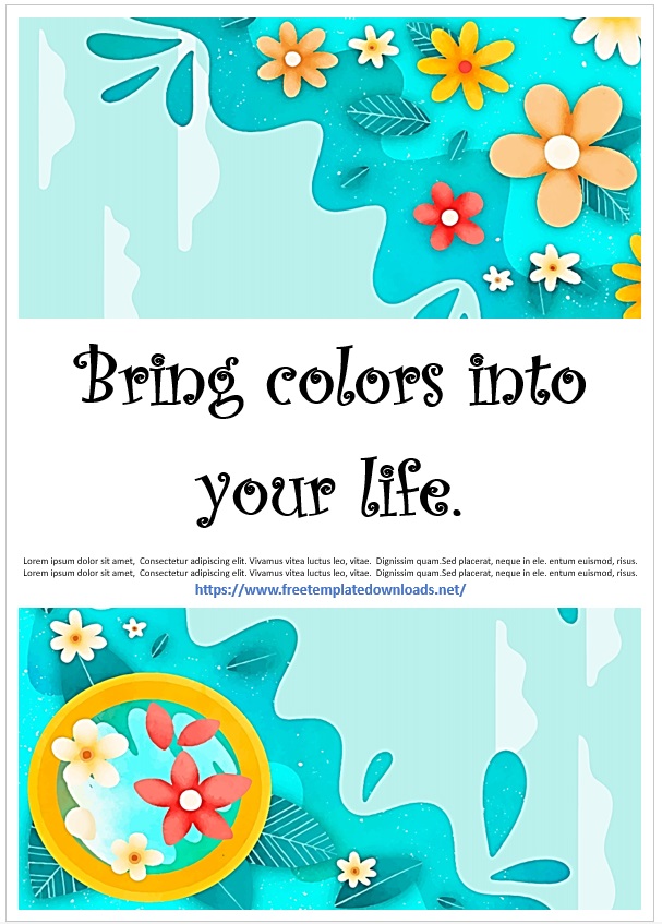 Binder Cover Template 03