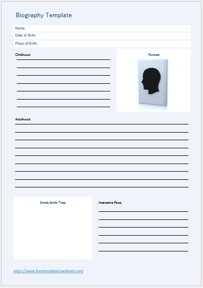 Biography Template 01