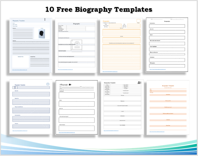 Biography Templates