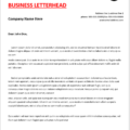 Business Letterhead Template 06