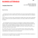 Business Letterhead Template 06