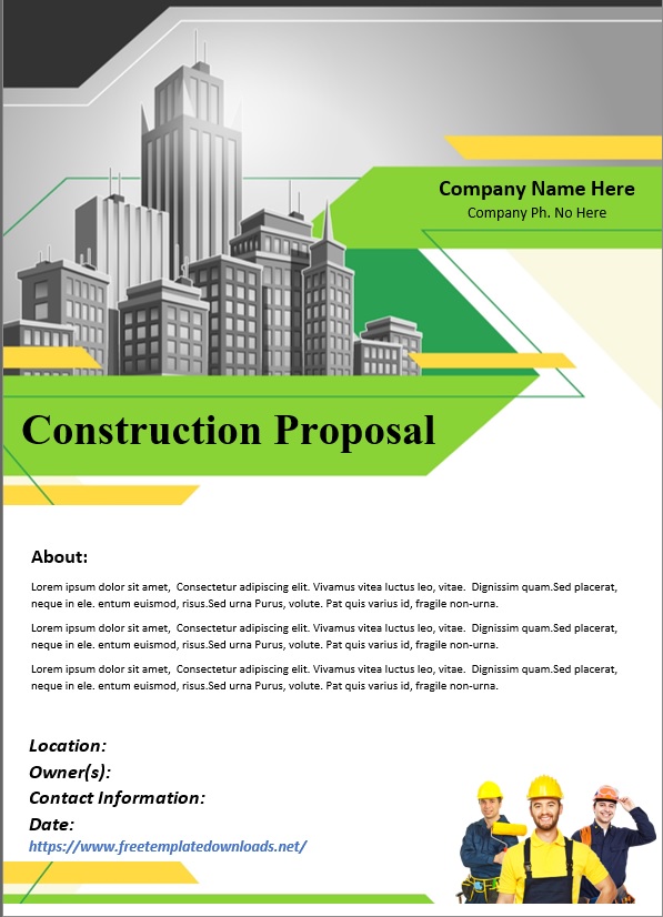 Construction Proposal Template 02