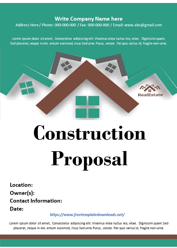 Construction Proposal Template 04