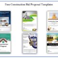 Construction Proposal Templates