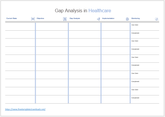 GAP Analysis Template 02