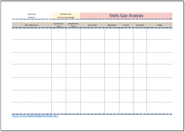 GAP Analysis Template 07