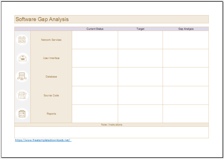 GAP Analysis Template 08