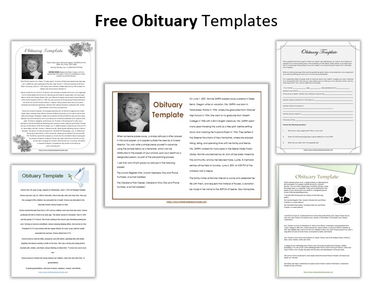 Obituary Templates Feature Image