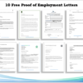 Proof of Employment Letters