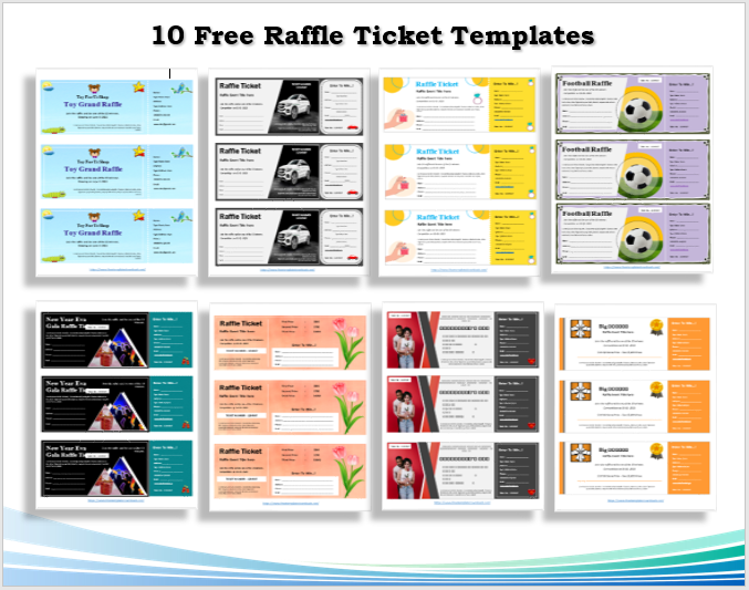 Raffle Ticket Templates