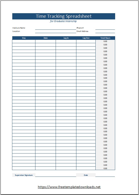 Timesheet Template 05