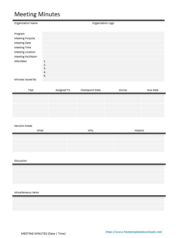 meeting minutes template 05