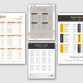 Price List Templates