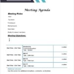 Meeting Agenda Template in MS Word