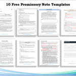 Promissory Note Templates