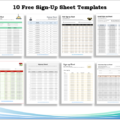 Sign-Up Sheet Templates