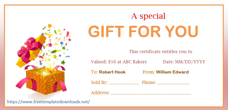 gift certificate template 01